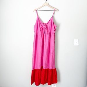 Tabitha Brown for Target Linen Blend Maxi Sundress 2X